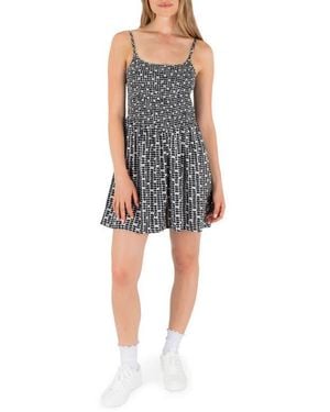 Hurley Daisy Trellis Sleeveless Minidress - Black