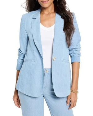 NIC+ZOE Denim Blazer - Blue