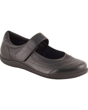 David Tate Brenna Leather Mary Jane - Black