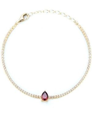 Sphera Milano 14K Plated Sterling Cubic Zirconia Tennis Bracelet - White