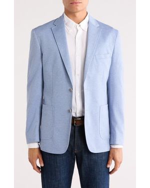 Lucky Brand Twill Knit Sport Coat - Blue