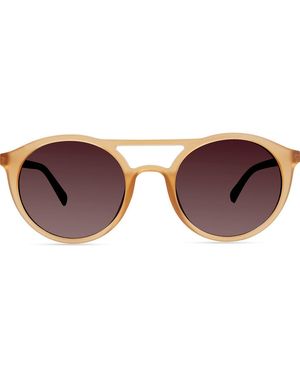 Eco Brazos 49Mm Aviator Sunglasses - Brown