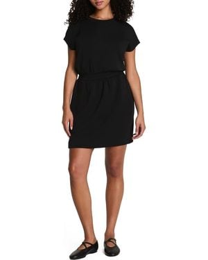 Spanx Crewneck Sweatshirt Dress - Black