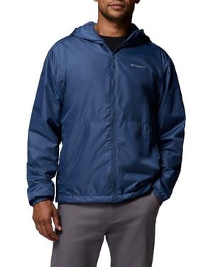 Columbia Center Ridge Ii Lined Windbreaker Jacket - Blue