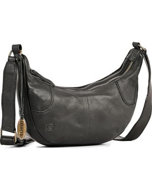 Børn Brindale Crescent Leather Crossbody - Gray