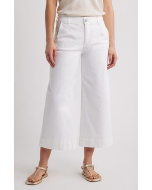 Wit & Wisdom Whitney Skyrise Crop Wide Leg Jeans - Multicolor