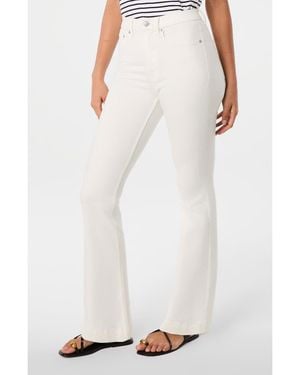 Spanx Spanxsculpt Redefine High Rise Flare Jeans - White