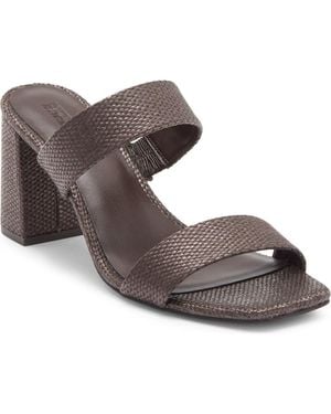 Nordstrom Rack Colette Block Heel Slide Sandal - Brown