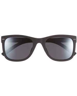 Hurley 52Mm Polarized Square Sunglasses - Black