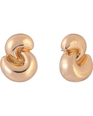 Laundry by Shelli Segal Twist Stud Earrings - Natural