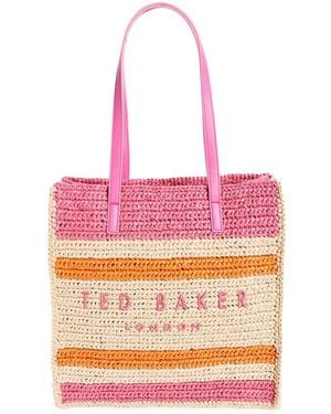 Ted Baker Skye Striped Tote Bag - Pink