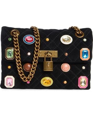 Kurt Geiger Mini Brixton Gems Convertible Shoulder Bag - Black