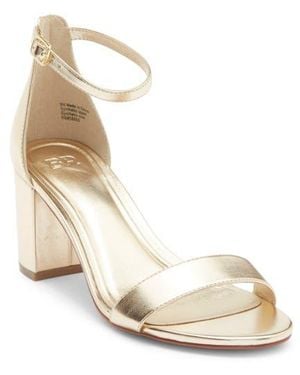 BP. Frenchie Block Heel Ankle Strap Sandal - Natural