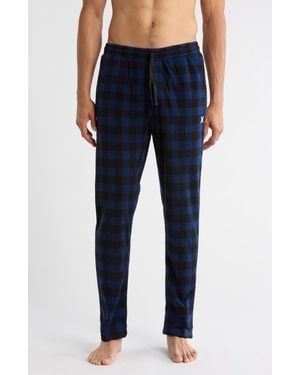 Hurley Buffalo Plaid Fleece Pants - Blue