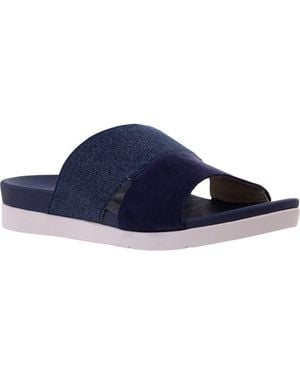 Revitalign Dawn Shimmer Slide Sandal - Blue