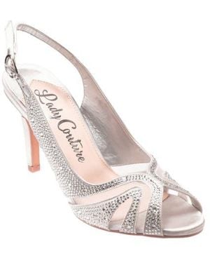 Lady Couture Rhinstone Slingback Sandal - Pink