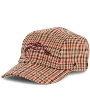 Longchamp Houndstooth Print Hat - Pink
