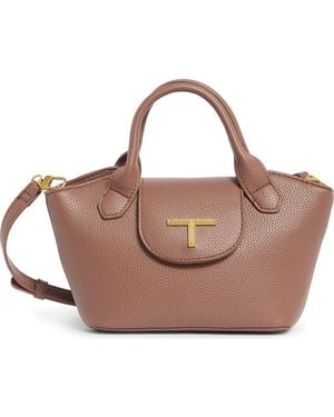 Tahari Elle Top Handle Bag - Brown