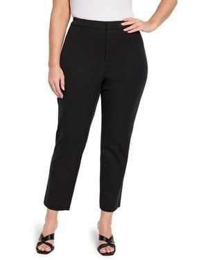 NIC+ZOE Copley Ankle Straight Leg Pants - Black