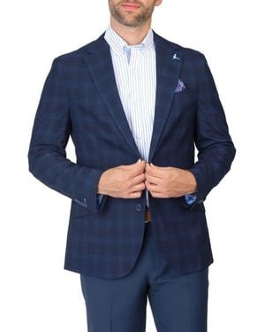 Tailorbyrd Glen Plaid Sport Coat - Blue