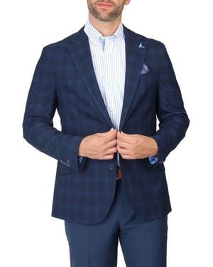Tailorbyrd Glen Plaid Sport Coat - Blue
