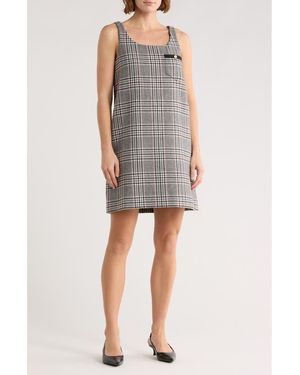Vineyard Vines Glen Plaid Sleeveless Wool Blend Sweater - Gray