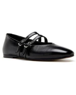 La Canadienne Dice Mary Jane Flat - Black