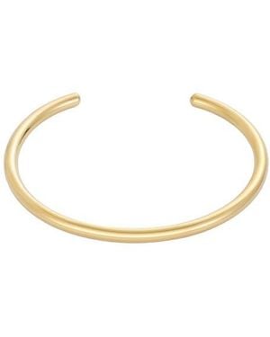 Adornia 18K Plated Cuff Bracelet - White