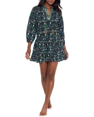 Miraclesuit Bijoux Cover-Up Beach Dress - Blue