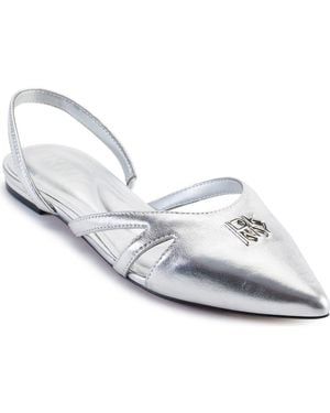 DKNY Verity Slingback Flat - White