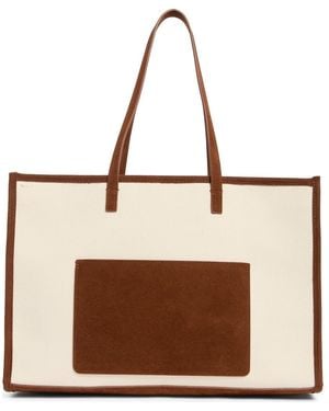 BCBGMAXAZRIA Canvas Tote Bag - Brown