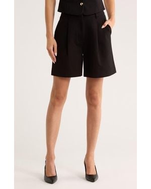 Rag & Bone Iris High Waist Ponte Shorts - Black