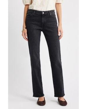 Treasure & Bond Mid Rise Straight Leg Jeans - Blue