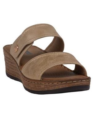 Gc Shoes Meli Comfort Wedge Sandal - Brown