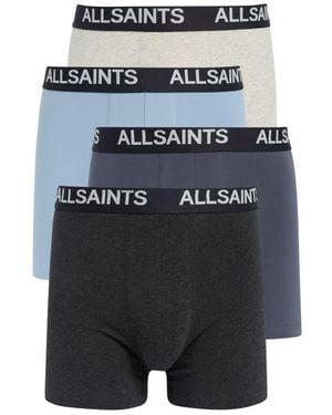 AllSaints 4-Pack Boxer Briefs - Gray