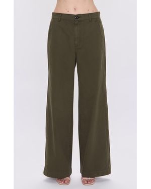 Pistola Jadyn High Waist Wide Leg Pants - Green