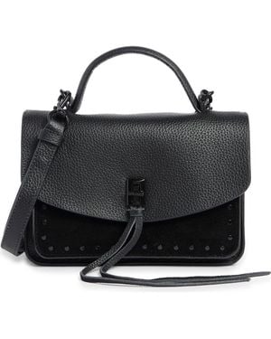 Rebecca Minkoff Darren Leather Messenger Bag - Black