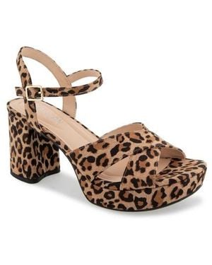 Kenneth Cole Reeva Platform Ankle Strap Sandal - Multicolor