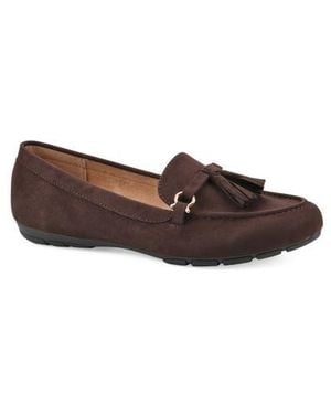 White Mountain Gush Tassel Loafer - White