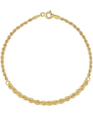 Bony Levy 14K Rope Chain Bracelet - Metallic
