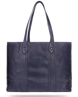 Frye Melissa Leather Shopper - Blue