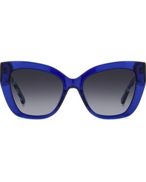 Kate Spade 54Mm Cat Eye Sunglasses - Blue