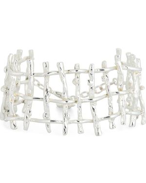 Karine Sultan Branch Cuff Bracelet - Metallic