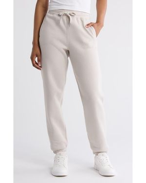 Calvin Klein High Waist Relaxed Sweatpants - Gray