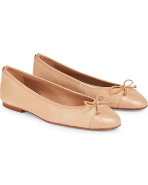 LK Bennett Kara Cap Toe Ballet Flat - Natural