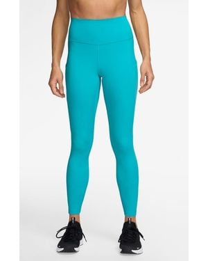 Nike Dri-Fit One High Waist 7/8 Leggings - Blue