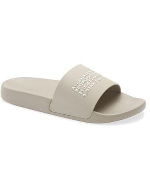 AllSaints Renegade Slide Sandal - Gray