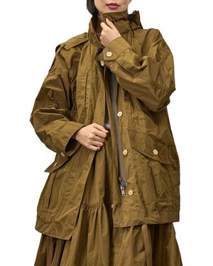 Alex Mill X Becky Malinsky Oversize Hooded Jacket - Green