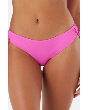 Roxy Beach Classics Side Tie Hipster Bikini Bottoms - Purple