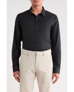 Travis Mathew Best Spot Button-Up Shirt - Blue